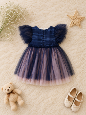 royal rose flutter dress
