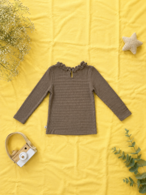 cocoa elegance full sleeve top