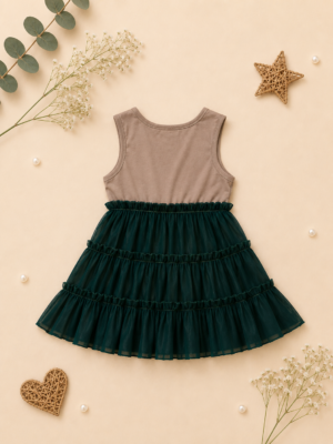 little star ruffle dress