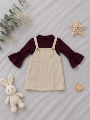 cozy charm pinafore set