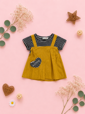 mustard melody frock
