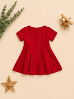 royal red elegance dress