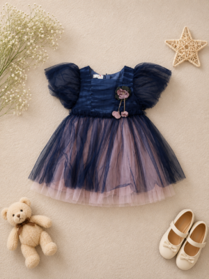 royal rose flutter dress