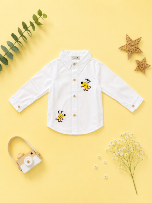 happy bee cotton shirt
