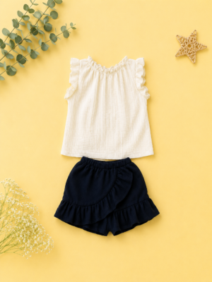 little lady ruffle set