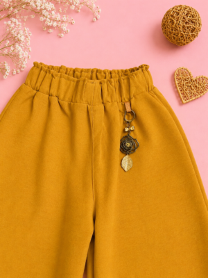 honey charm wide leg pants