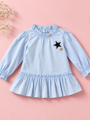starlight ruffle frock