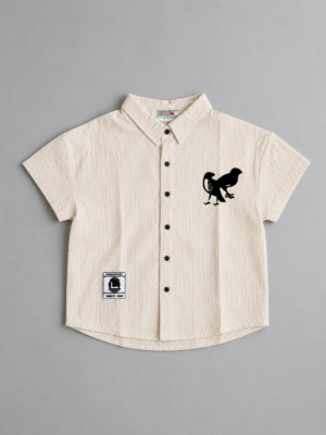 little explorer textured shirt