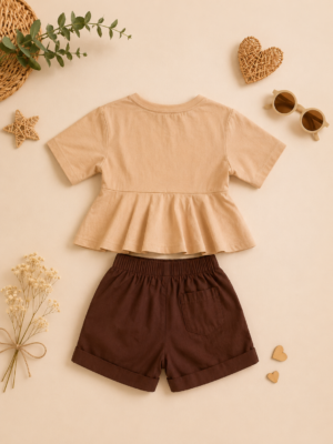 little fashionista brown co ord