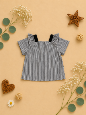 classic ribbon stripe top
