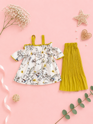 sunshine garden top & palazzo set