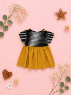 mustard melody frock