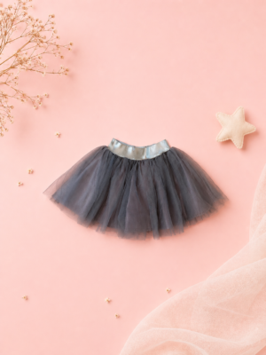 grey fairy flare skirt