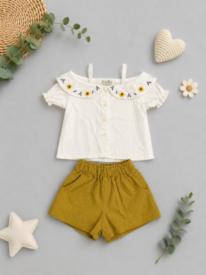 sunflower charm co ord set