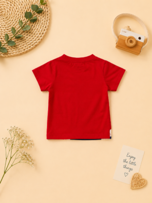 royal red graphic tee