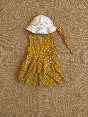 sunshine ruffle dress