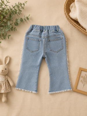 lace lane denim culottes