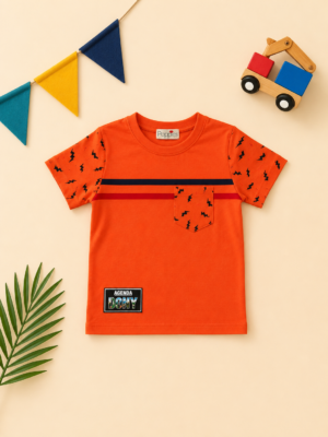 orange energy tee