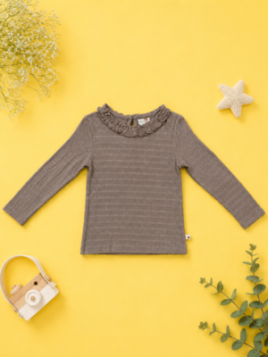 cocoa elegance full sleeve top