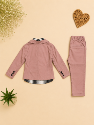 blush gentleman suit set
