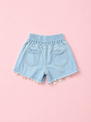rosy spark denim shorts