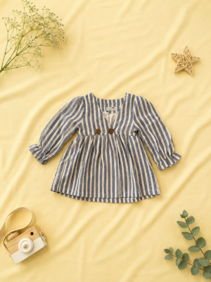 coastal charm stripe dress