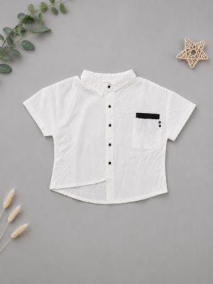 arctic white casual shirt