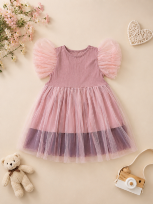flutter sleeve charm dress