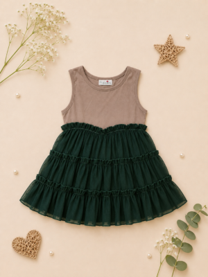 little star ruffle dress