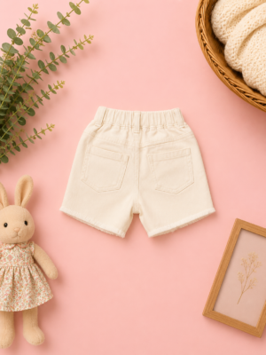 classic cream shorts