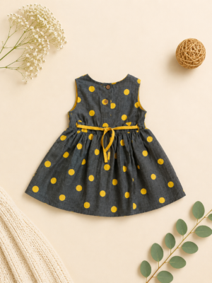golden dot delight dress