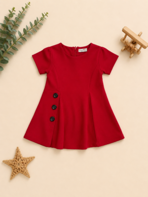 royal red elegance dress