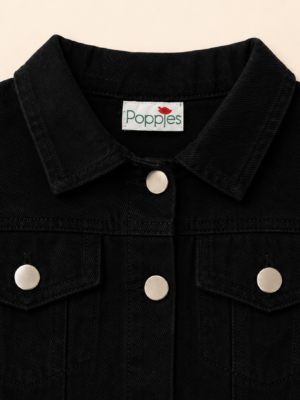 black star cropped jacket