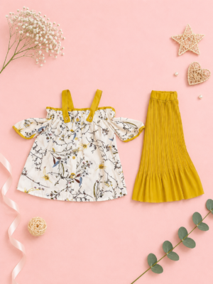 sunshine garden top & palazzo set