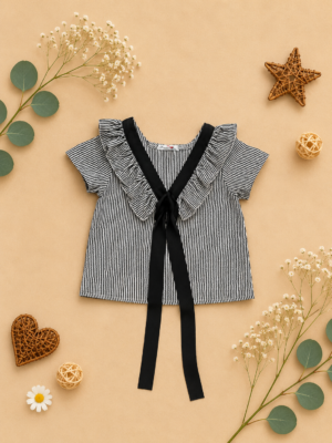 classic ribbon stripe top