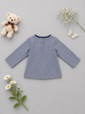 blue ribbon belle top