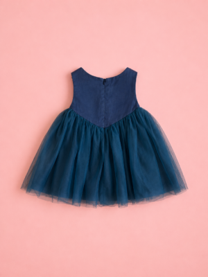 navy princess party dress