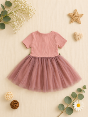 rose petal princess dress