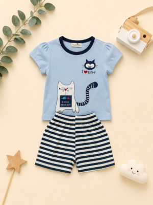 sky stripe co ord set