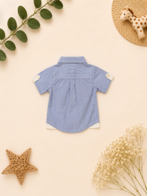 little gentleman pinstripe shirt