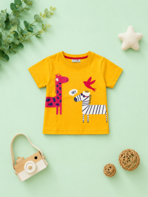 zippy zebra & gigi giraffe tee