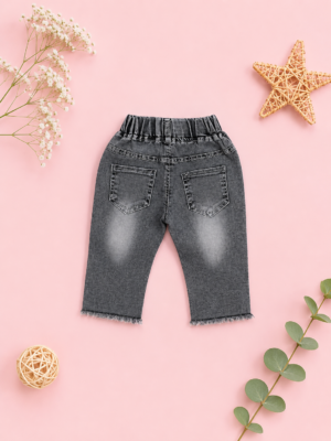 pearl paws denim capri