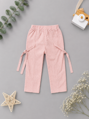 rosy ribbon trousers