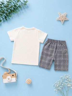 classic checks co ord set