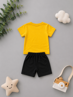 sunny shark tee & shorts set