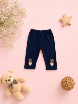 daisy charm navy leggings