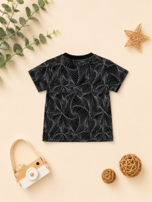 black fusion kids tee