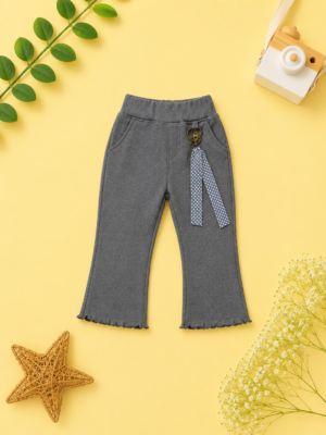 charcoal charm flare pants