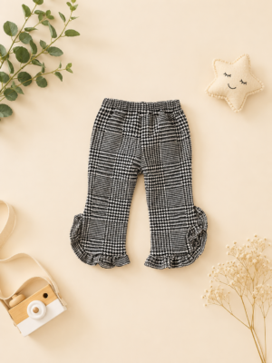 classic check charm pants