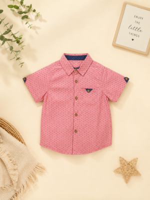 rosy dot classic shirt